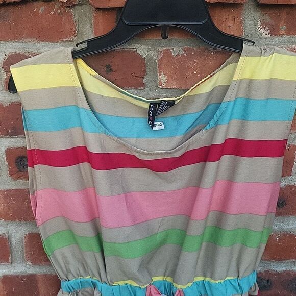 Cute stripped summer dress - Picture 2 of 5